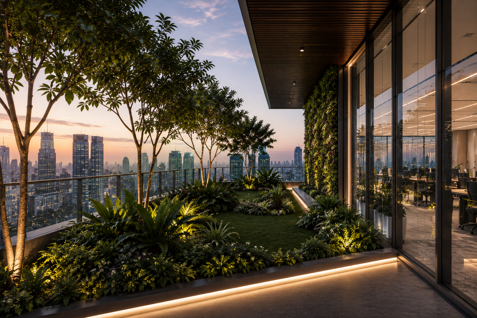 PIXEL Goregaon — back elevation render